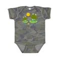 thumbnail image 1 of Inktastic Fishing Frogs Cute Fisherman Boys Baby Bodysuit, 1 of 5