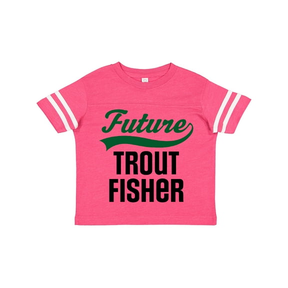 Inktastic Fishing Future Trout Fisher Boys or Girls Toddler T-Shirt
