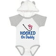 thumbnail image 1 of Inktastic Fishing Hooked on Daddy Boys or Girls Baby Bodysuit, 1 of 5