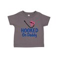 thumbnail image 1 of Inktastic Fishing Hooked on Daddy Boys or Girls Toddler T-Shirt, 1 of 5