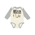 thumbnail image 1 of Inktastic Fishing Life is Full of Important Choices Boys or Girls Long Sleeve Baby Bodysuit, 1 of 5