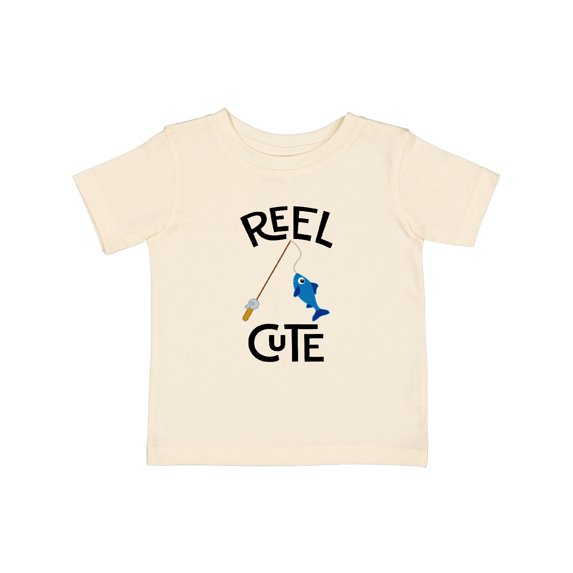 Inktastic Fishing Reel Cute Future Fisher Boys Baby T-Shirt