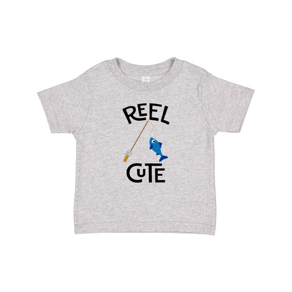 Inktastic Fishing Reel Cute Future Fisher Boys Baby T-Shirt