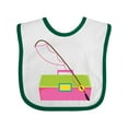 thumbnail image 1 of Inktastic Fishing Tackle Girls Girls Baby Bib, 1 of 4
