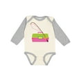 thumbnail image 1 of Inktastic Fishing Tackle Girls Girls Long Sleeve Baby Bodysuit, 1 of 5
