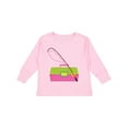 thumbnail image 1 of Inktastic Fishing Tackle Girls Girls Long Sleeve Toddler T-Shirt, 1 of 5