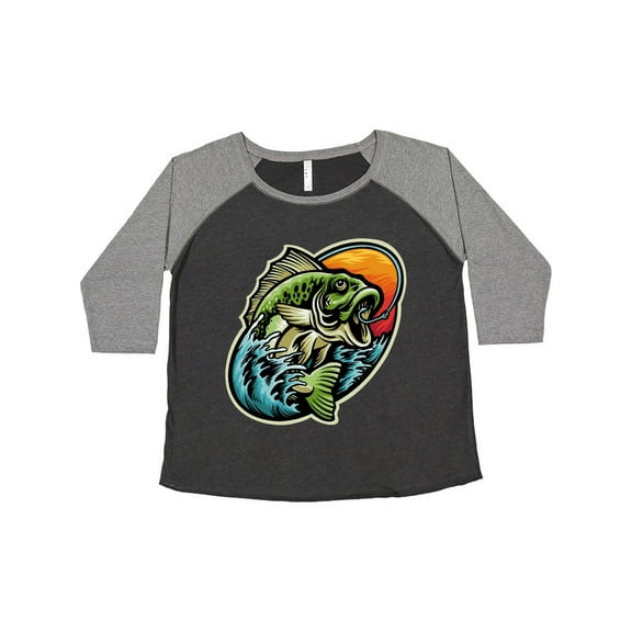 Inktastic Fishing Women's Plus Size T-Shirt