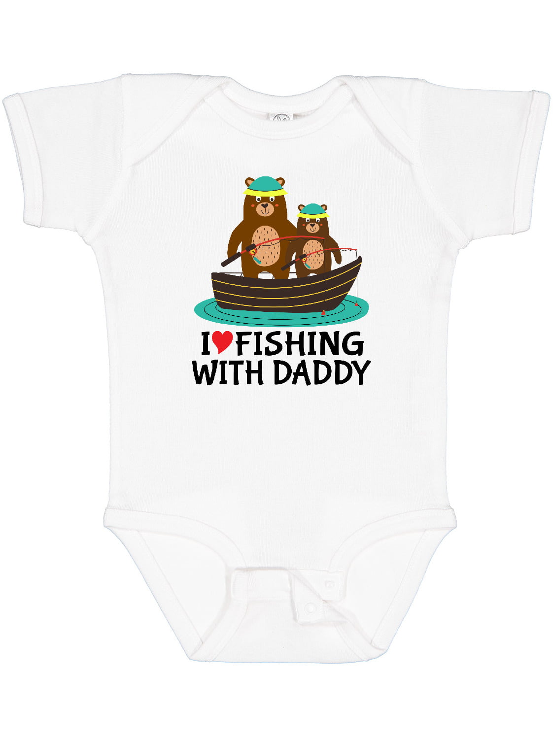 Daddy's Fishing Buddy Girl Baby Bodysuit, Toddler Shirt, Personalized, Custom T-Shirt, Matching Shirts 12-18 Month T-Shirt / Short Sleeve