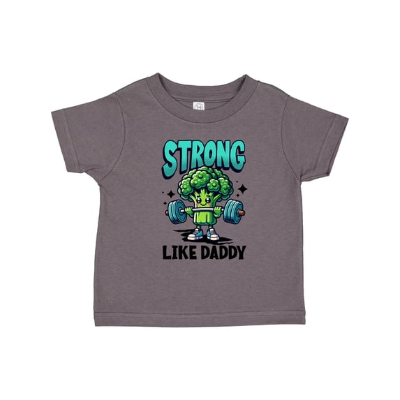 Inktastic Fitness Exercise Strong Like Daddy Boys or Girls Toddler T-Shirt