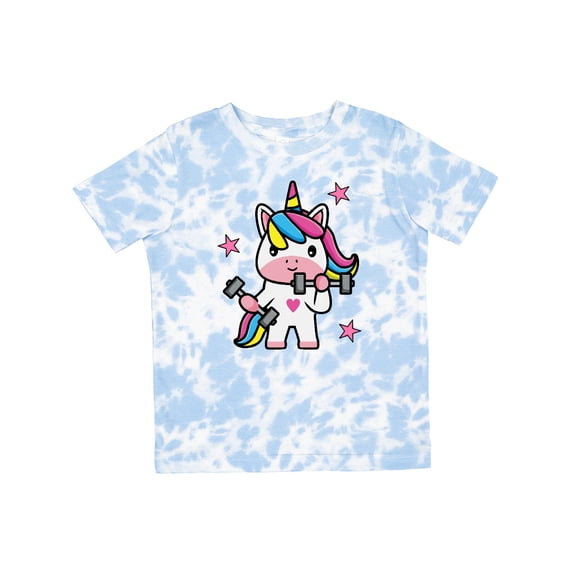 Inktastic Fitness Unicorn Weightlifting Girls Toddler T-Shirt