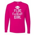 thumbnail image 1 of Inktastic Flag Football Girl Long Sleeve T-Shirt, 1 of 5