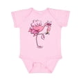 thumbnail image 1 of Inktastic Flamingo Ballerina in Tutu and Ballet Toe Shoes Boys or Girls Baby Bodysuit, 1 of 5