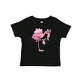 thumbnail image 1 of Inktastic Flamingo Ballerina in Tutu and Ballet Toe Shoes Boys or Girls Baby T-Shirt, 1 of 5