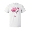 thumbnail image 1 of Inktastic Flamingo Ballerina in tutu and ballet toe shoes T-Shirt, 1 of 5