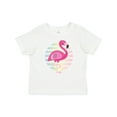 thumbnail image 1 of Inktastic Flamingo Bird Pink Pastel Sunset Girls Baby T-Shirt, 1 of 5