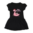 thumbnail image 1 of Inktastic Flamingo Merry Christmas Girls Toddler Dress, 1 of 4