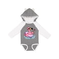 thumbnail image 1 of Inktastic Flamingo with Sunglasses Pool Float and Drink Boys or Girls Long Sleeve Baby Bodysuit, 1 of 5