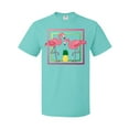 thumbnail image 1 of Inktastic Flamingos And Pineapple T-Shirt, 1 of 5