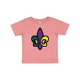 thumbnail image 1 of Inktastic Fleur De Lis Mardi Gras Holiday Boys or Girls Baby T-Shirt, 1 of 5