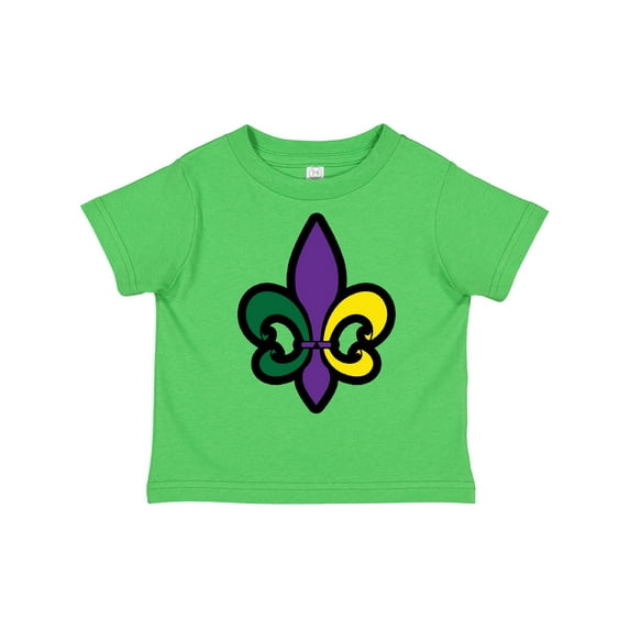 Inktastic Fleur De Lis Mardi Gras Holiday Boys or Girls Toddler T-Shirt