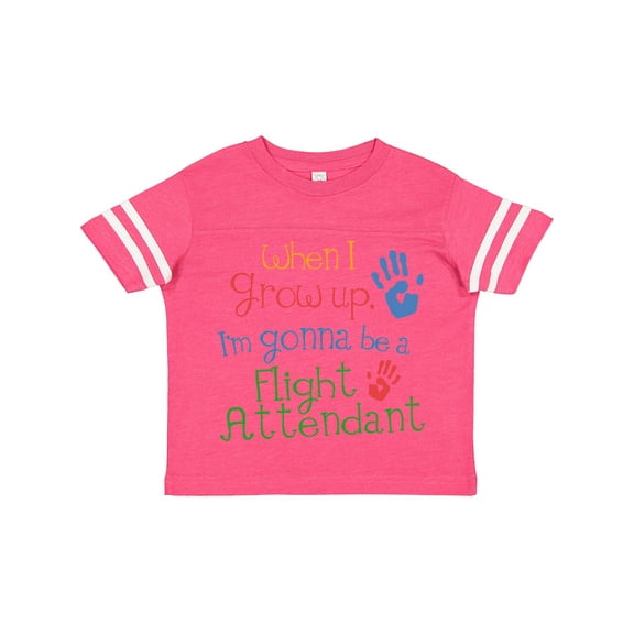 Inktastic Flight Attendant Future Boys or Girls Toddler T-Shirt
