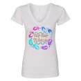 thumbnail image 1 of Inktastic Flip Flop Season Women's V-Neck T-Shirt, 1 of 5