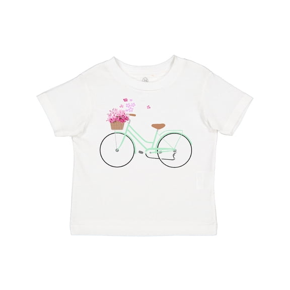 Inktastic Floral Bike Boys or Girls Toddler T-Shirt