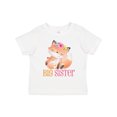 thumbnail image 1 of Inktastic Floral Fox Big Sister Girls Toddler T-Shirt, 1 of 5