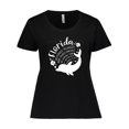thumbnail image 1 of Inktastic Florida Cities with Dolphin Women's Plus Size T-Shirt, 1 of 5