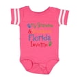 thumbnail image 1 of Inktastic Florida Grandma Grandpa Loves Me Boys or Girls Baby Bodysuit, 1 of 5