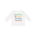 thumbnail image 1 of Inktastic Florida Grandma Grandpa Loves Me Boys or Girls Long Sleeve Toddler T-Shirt, 1 of 5