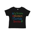 thumbnail image 1 of Inktastic Florida Grandma Grandpa Loves Me Boys or Girls Toddler T-Shirt, 1 of 5