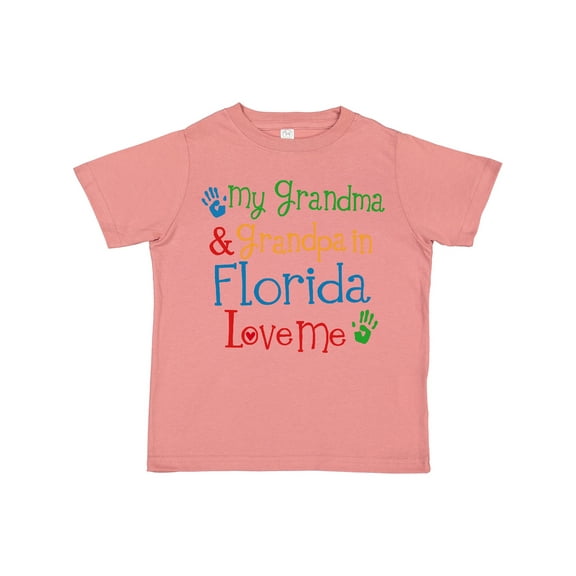 Inktastic Florida Grandma Grandpa Loves Me Boys or Girls Toddler T-Shirt