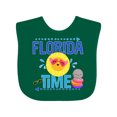thumbnail image 1 of Inktastic Florida Time Summer Vacation Boys or Girls Baby Bib, 1 of 4