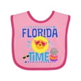 thumbnail image 1 of Inktastic Florida Time Summer Vacation Boys or Girls Baby Bib, 1 of 4