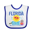 thumbnail image 1 of Inktastic Florida Time Summer Vacation Boys or Girls Baby Bib, 1 of 4
