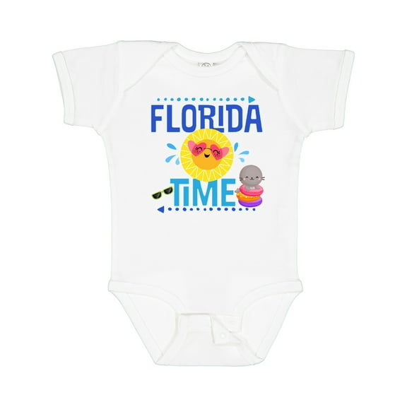 Inktastic Florida Time Summer Vacation Boys or Girls Baby Bodysuit