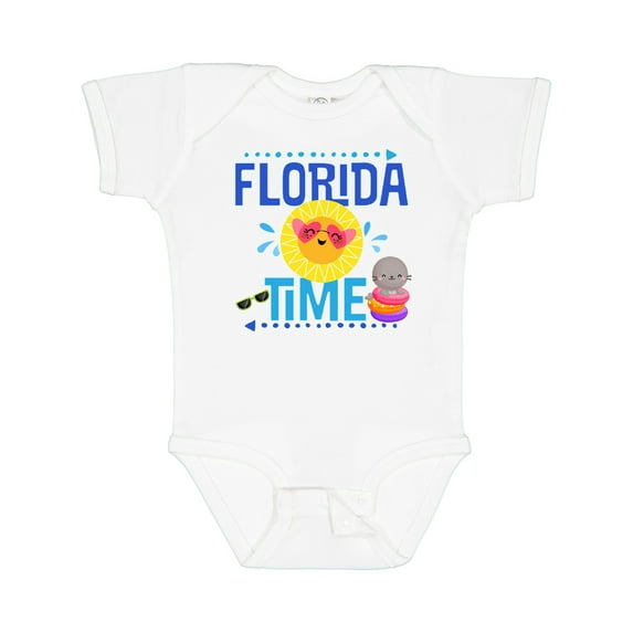 Inktastic Florida Time Summer Vacation Boys or Girls Baby Bodysuit