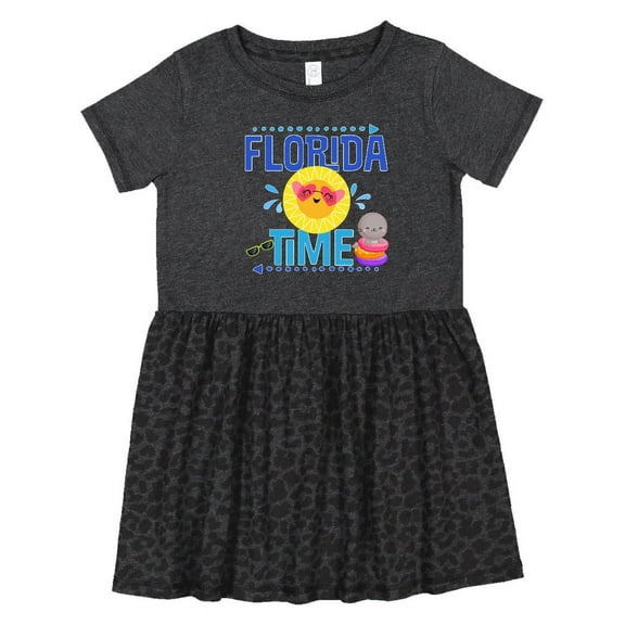 Inktastic Florida Time Summer Vacation Girls Toddler Dress