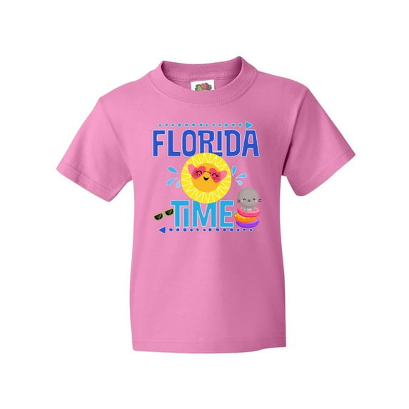 Inktastic Florida Time Summer Vacation Youth T-Shirt