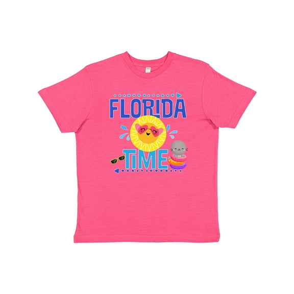 Inktastic Florida Time Summer Vacation Youth T-Shirt