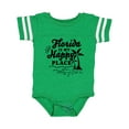 thumbnail image 1 of Inktastic Florida is My Happy Place with Palm Trees Boys or Girls Baby Bodysuit, 1 of 5