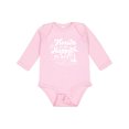 thumbnail image 1 of Inktastic Florida is My Happy Place with Palm Trees Boys or Girls Long Sleeve Baby Bodysuit, 1 of 5
