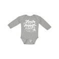 thumbnail image 1 of Inktastic Florida is My Happy Place with Palm Trees Boys or Girls Long Sleeve Baby Bodysuit, 1 of 5