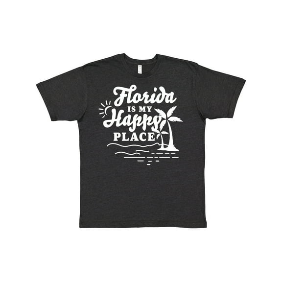 Inktastic Florida is My Happy Place with Palm Trees T-Shirt