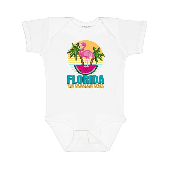 Inktastic Florida the Sunshine State Girls Baby Bodysuit