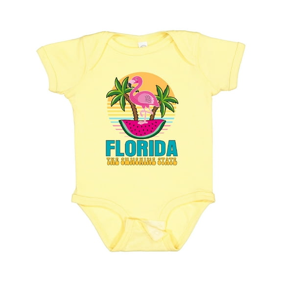 Inktastic Florida the Sunshine State Girls Baby Bodysuit