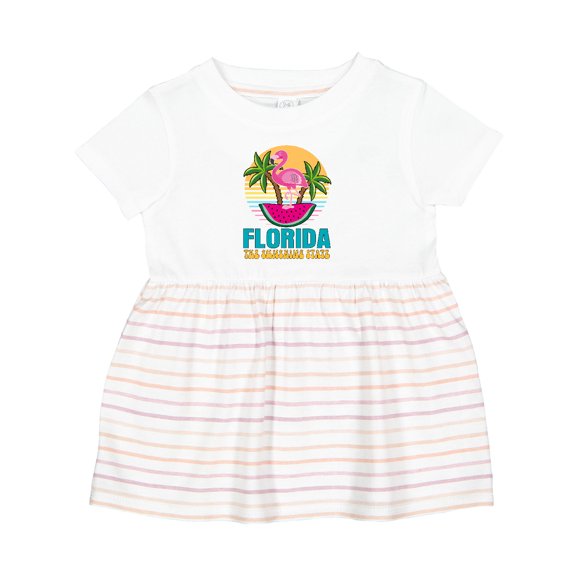 Inktastic Florida the Sunshine State Girls Baby Dress