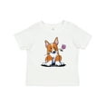 thumbnail image 1 of Inktastic Flower Corgi Boys or Girls Toddler T-Shirt, 1 of 5