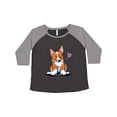 thumbnail image 1 of Inktastic Flower Corgi Women's Plus Size T-Shirt, 1 of 5